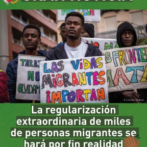 Ganemos Jerez expresa su firme apoyo al inicio de la tramitación de la regularización extraordinaria de migrantes en España Nota de prensa