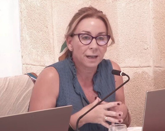 Tere Chamizo, portavoz de Ganemos Jerez, en el Pleno