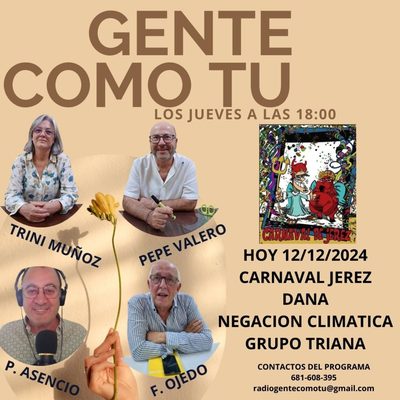 Cartel del programa: DANA-NEGACIONISTAS CLIMÁTICOS-CARNAVAL