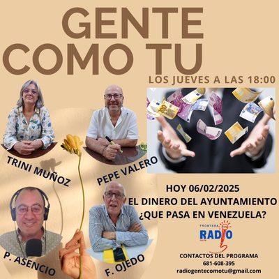 Cartel del programa: EL DINERO DEL AYUNTAMIENTO-¿QUE PASA EN VENEZUELA?