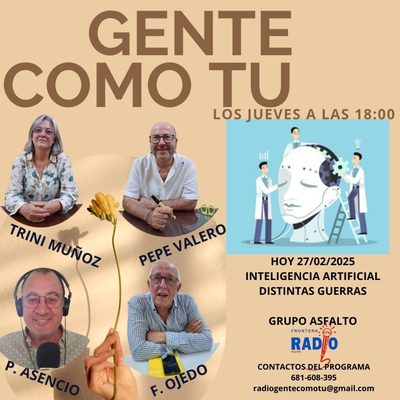 Cartel del programa: INTELIGENCIA ARTIFICIAL-DISTINTAS GUERRAS-GRUPO ASFALTO
