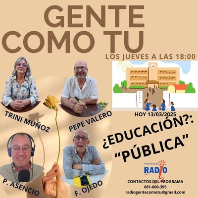 Cartel del programa: ¿EDUCACIÓN?: PÚBLICA