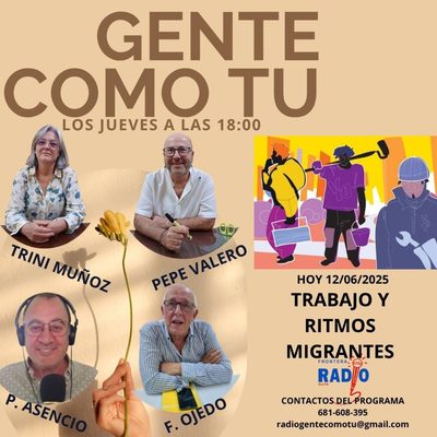 Cartel del programa: TRABAJO Y RITMOS MIGRANTES