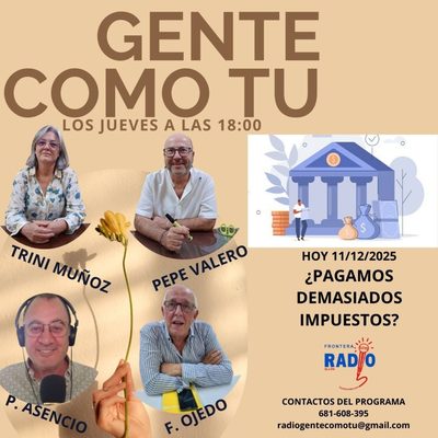 Cartel del programa: ¿PAGAMOS DEMASIADOS IMPUESTOS?