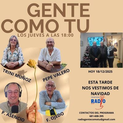 Cartel del programa: GENTE COMO TU SE VISTE DE NAVIDAD
