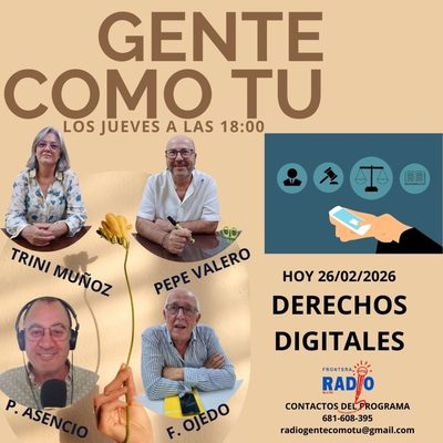 Cartel del programa: DERECHOS DIGITALES: PROTEGER NUESTRA LIBERTAD EN LA ERA DE INTERNET