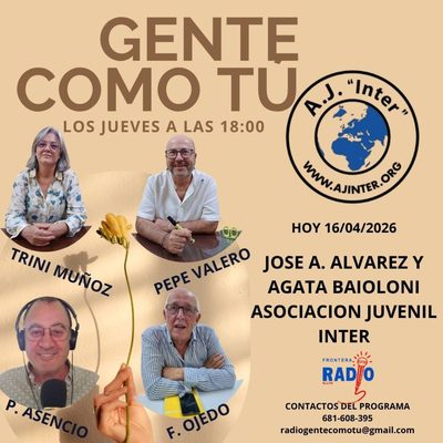 Cartel del programa: JOSE A. ALVAREZ Y AGATA BAIOLONI ASOCIACION JUVENIL INTER