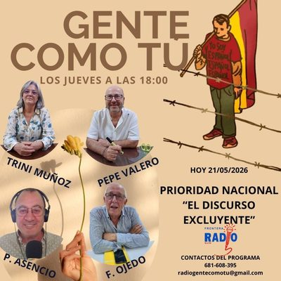 Cartel del programa: “LA PRIORIDAD NACIONAL” LA SITUACION DE CUBA Y MÚSICA CON MENSAJE