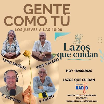 Cartel del programa: LAZOS QUE CUIDAN, DIGNIFICAR EL CUIDADO DE QUIENES MAS LO NECESITAN