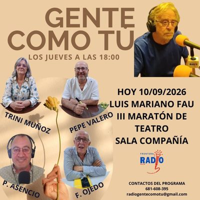 Cartel del programa: LUIS MARIANO FAU, III MARATÓN TEATRAL SALA COMPAÑIA