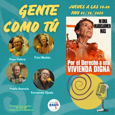 Cartel del programa: MARI CARMEN Y LA LUCHA POR UNA VIVIENDA DIGNA: CUANDO TENER UN TECHO SE CONVIERTE EN UN DESAFÍO